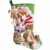 Bucilla Felt Stocking Applique Kit 18" Long - Sugarland Fairy
