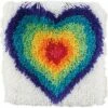 Caron Wonderart Shaggy Latch Hook Kit 12"X12" - From The Heart -Cheap Knitting Needles Store 0001679647 4ins4n21.fhw