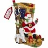 Bucilla Santa's Barn Friends - Felt Stocking Kit -Cheap Knitting Needles Store 0002009048 ixcmfd5b.xrp