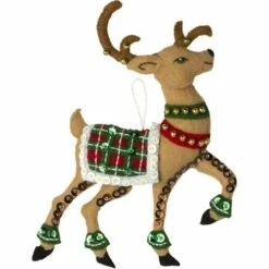 Bucilla Felt Ornaments Applique Kit Set Of 6 - Festive Reindeer -Cheap Knitting Needles Store 0002012395 a2s3tuvj.k3f