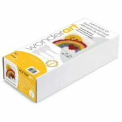 Caron Wonderart Latch Hook Kit 12"X12" - Sunshine Rainbow -Cheap Knitting Needles Store 0002089921 hcjeb00q.tsg