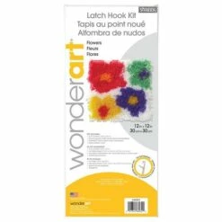 Caron Wonderart Shaggy Latch Hook Kit 12"X12" - Flowers -Cheap Knitting Needles Store 0002089973 u5adsliv.5gu