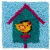 Caron Wonderart Latch Hook Kit 12"X12" - Birdhouse -Cheap Knitting Needles Store 0002090370 y0ylsvht.w2u