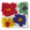 Caron Wonderart Shaggy Latch Hook Kit 12"X12" - Flowers -Cheap Knitting Needles Store 0002090394 23u4av4b.4on
