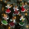 Bucilla Felt Ornaments Applique Kit Set Of 6 - Christmas Angels -Cheap Knitting Needles Store 0002117242 mhe3y05d.1ua