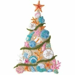 Bucilla Felt Wall Hanging Applique Kit - Coastal Christmas