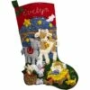 Bucilla Felt Stocking Applique Kit 18" Long - Christmas Nativity -Cheap Knitting Needles Store 0002132761 swcg5axq.rrx