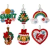 Bucilla Felt Ornaments Applique Kit Set Of 6 - Peace And Love -Cheap Knitting Needles Store 0002206553 cbjohme3.hiu