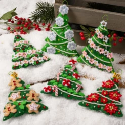 Bucilla Felt Ornaments Applique Kit Set Of 6 - Festival Of Trees 9 Bucilla Felt Ornaments Applique Kit Set Of 6 - Festival Of Trees -Cheap Knitting Needles Store 0002212881 0o5d0wdo.grc