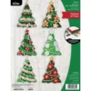 Bucilla Felt Ornaments Applique Kit Set Of 6 - Festival Of Trees -Cheap Knitting Needles Store 0002213090 bnj01ibo.lhd