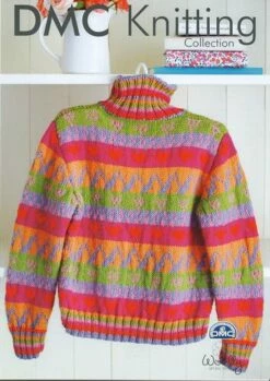 DMC Colourful Jumper - Knitting Pattern