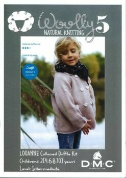 DMC Collared Duffle Coat - Knitting Pattern