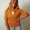 Alpaca Yarns 2015 Short Sleeve Cardigan - Knitting Pattern -Cheap Knitting Needles Store 0169003 jo3ltlaw.vyx