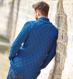 Sirdar Man's Shawl Collar Sweater In Country Classic DK Pattern -Cheap Knitting Needles Store 10090countryclassicd qyjtgqtc.tlx