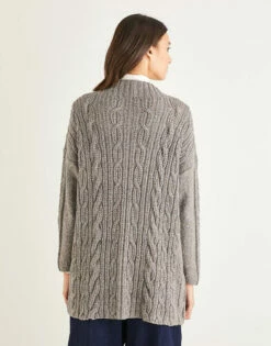 Sirdar Women’s Longline Cabled Coatigan In Haworth Tweed 10152 -Cheap Knitting Needles Store 10152e vhb1m0t0.djo