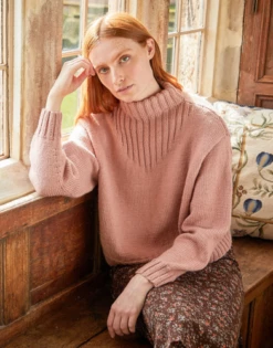 Sirdar 10169 Funnel Neck Rib Detail - Knitting Pattern