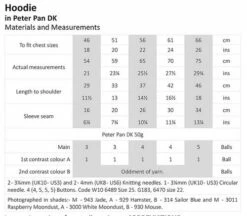 Peter Pan Childrens Hoodie In DK, 46-66cm P1236 -Cheap Knitting Needles Store 1236 2medium2 e50ep4n0.m5g