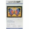 Caron Wonderart Butterfly Fantasy - Latch Hook Kit - 15" X 20" -Cheap Knitting Needles Store 1864 1 637406209230369387