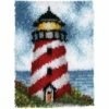 Caron Wonderart Latch Hook Kit - Lighthouse - Sailors Beacon