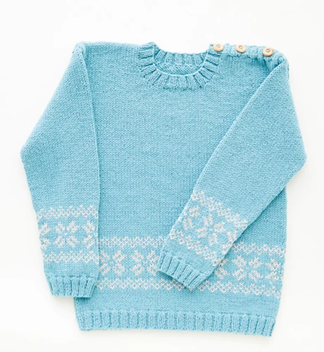 Sirdar Children's Sweater & Hat In Country Classic DK Pattern 5 Sirdar Children's Sweater & Hat In Country Classic DK Pattern - Image 3