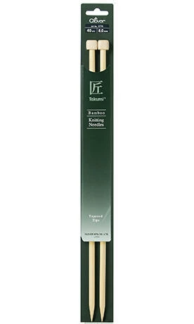 Clover Single Pointed Knitting Needles - 40cm 14 Clover Single Pointed Knitting Needles - 40cm - Image 12