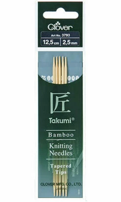 Clover Double Tapered Tips - 12.5cm -Cheap Knitting Needles Store 3793dp125mm250p 2zrnffyq.5ib