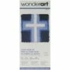 Caron Wonderart Latch Hook Kit - Cross Of Light 12" X 12" -Cheap Knitting Needles Store 3799 1 637406218054439072