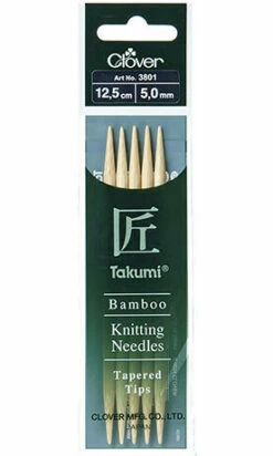 Clover Double Tapered Tips - 12.5cm -Cheap Knitting Needles Store 3801dp125mm500p l0cd4hss.g0w