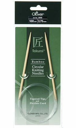 Clover Circular Tapered Tips - 100cm -Cheap Knitting Needles Store 3958c100cm375p 3g5ammdk.d5x