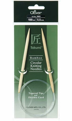 Clover Circular Tapered Tips - 100cm -Cheap Knitting Needles Store 3962c100cm550p nspl3xl5.p23