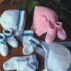 Peter Gregory Pattern 463 - Baby's Hat, Mitts & Sock Or Bootee Sets