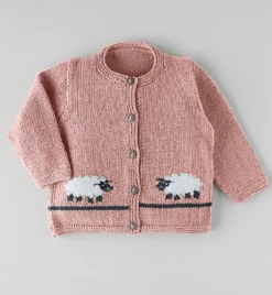Sirdar Sheep Cardigan In Snuggly Cashmere Merino & Snuggly Bunny Pattern -Cheap Knitting Needles Store 5373 464babypinkmedi d2qfw5tc.scs