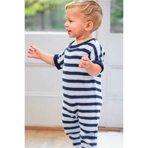 DMC Baby Cotton All-In-One Jumpsuit Pattern 4 DMC Baby Cotton All-In-One Jumpsuit Pattern - Image 2