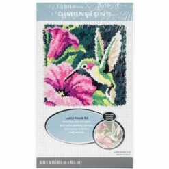 Dimensions Latch Hook Kit 16"X16" - Hummingbird -Cheap Knitting Needles Store 72 74869 2 637406201227388861