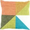 Vervaco Long Stitch Cushion Kit - Coloured Triangles 2 -Cheap Knitting Needles Store 8114cltqholacsx425 euxqeb0d.m30