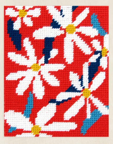 DMC Abstract Flowers Tapestry Kit 3 DMC Abstract Flowers Tapestry Kit