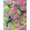 Anchor Royal Paris Canvas: Tapestry Blue Chickadees And Flowers -Cheap Knitting Needles Store ak 132167 1 637406217245189673