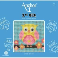 Anchor 1st Kit: Needle Point Tapestry - Owl