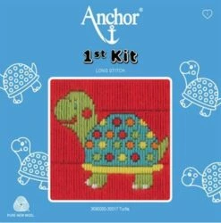 Anchor 1st Kit: Long Stitch Tapestry - Turtle