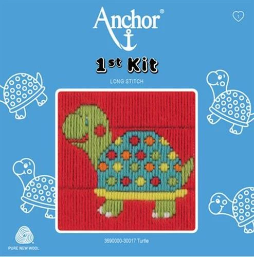 Anchor 1st Kit: Long Stitch Tapestry - Turtle 3 Anchor 1st Kit: Long Stitch Tapestry - Turtle