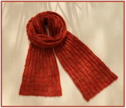 Alpaca Yarns Knitting Pattern 5015 - Amelie Scarf