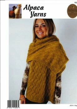 Alpaca Yarns Knitting Pattern 1139 - Chevron Wrap