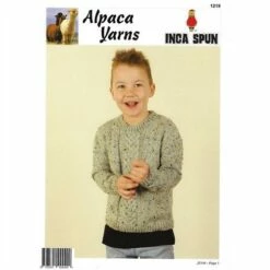 Alpaca Yarns 1219 Cable Sweater - Knitting Pattern