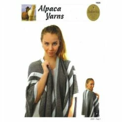 Alpaca Yarns 1925 Blanket Cape - Knitting Pattern