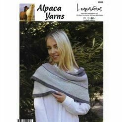 Alpaca Yarns 2008 Multicolour Shawl - Knitting Pattern