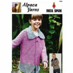 Alpaca Yarns 2620 Two Tone Jacket - Knitting Pattern