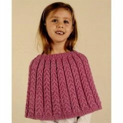 Alpaca Yarns 2628 Cable Poncho - Knitting Pattern