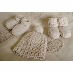 Lisa F Baby Cakes BC61 Scout Beanie And Shoes -Cheap Knitting Needles Store bc61 2 637406200661549732