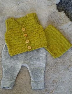 Lisa F Baby Cakes BC68 Theodore Vest And Hat -Cheap Knitting Needles Store bc68 2 637406222570725022