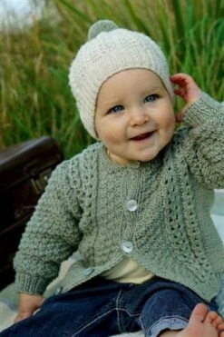 Lisa F Baby Cakes BC71 Addison Cardi And Hat -Cheap Knitting Needles Store bc71 2 637406223831831788